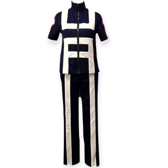 MY HERO ACADEMIA NAVY & WHITE COSTUME EUC SZ.XL. - Picture 1 of 6